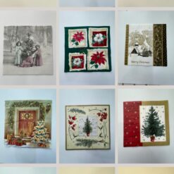 Set 24 pz Tovaglioli Natalizi per Decoupage