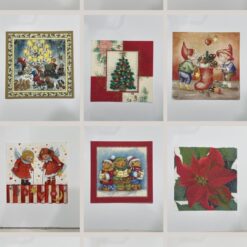 Set 24 pz Tovaglioli Natalizi per Decoupage