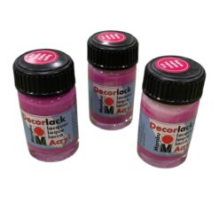 Stock 3 pz Marabu DecorLack Lacca Lucida Magenta 50ml