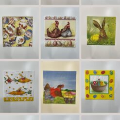 Set 24 pz Tovaglioli per Decoupage – Tema Pasquale