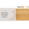 Bomboniera Matrimonio Set Tagliere in Legno con Posate per Formaggio – Le Stelle