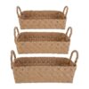 Set 3 Cesti in Paper Rattan Naturale - Le Stelle