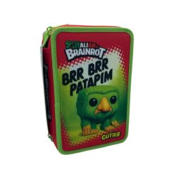Astuccio 3 Zip Brr Brr Patapim Skifidol Italian Brainrot