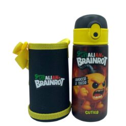 Borraccia Termica 460 ml Sbrocco Se Tocco Skifidol Italian Brainrot