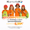 Kit Cappellino + T-Shirt + Sacca Personalizzata con Stampa a Colori