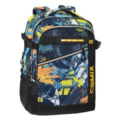 Zaino Scuola Organizzato Comix WBS 2.0 Mix Blu