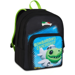 Zaino Scuola Bombardiro Crocodillo Skifidol Italian Brainrot