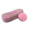Astuccio Ovale Portapenne Swipe – Rosa Glitter