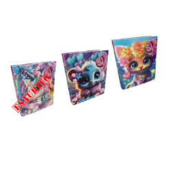 Copertina ad Anelli A4 SJ Gang Girl Animali