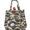 Borsa Shopper a Spalla Mimetica in Tessuto Pucca