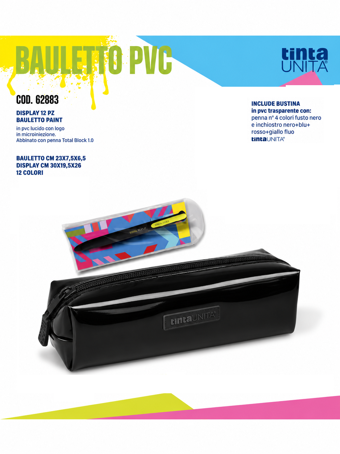 Bauletto-TintaUnita-Nero-Paint-Astuccio-in-PVC-Tinta-Unita