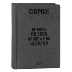 Diario Agenda Mignon Plus 16 Mesi 2026/2027 Comix Charcoal
