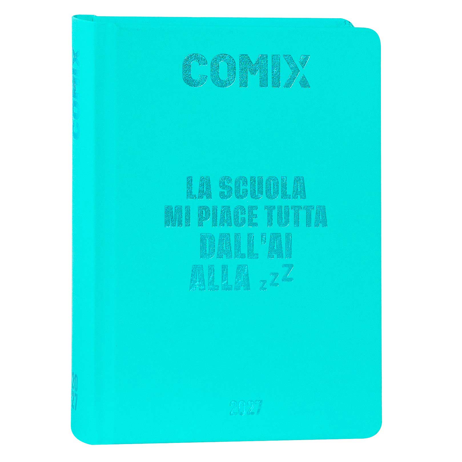 Diario-Agenda-16-Mesi-2026-2027-Mignon-Plus-Comix-Turchese (1)