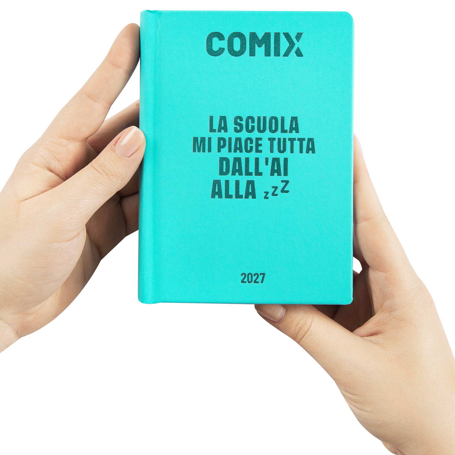 Diario-Agenda-16-Mesi-2026-2027-Mignon-Plus-Comix-Turchese (4)