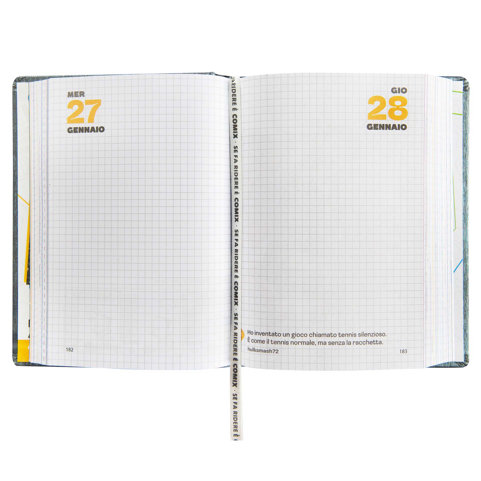 Diario-Agenda-16-Mesi-2026-2027-Mini-Comix-Gear-Black (2)