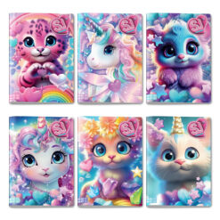 Maxi Quaderno SJ Animali Girl Rigatura C