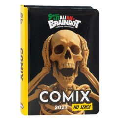 Super Diario Standard 13 Mesi 2026/2027 Comix LTD – Skeleton Skifidol Italian Brainrot