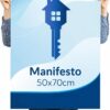 Manifesto Poster Locandina Personalizzata 50x70 cm – Stampa Digitale HD su Carta BlueBack Premium 130g per Affissioni Interne ed Esterne