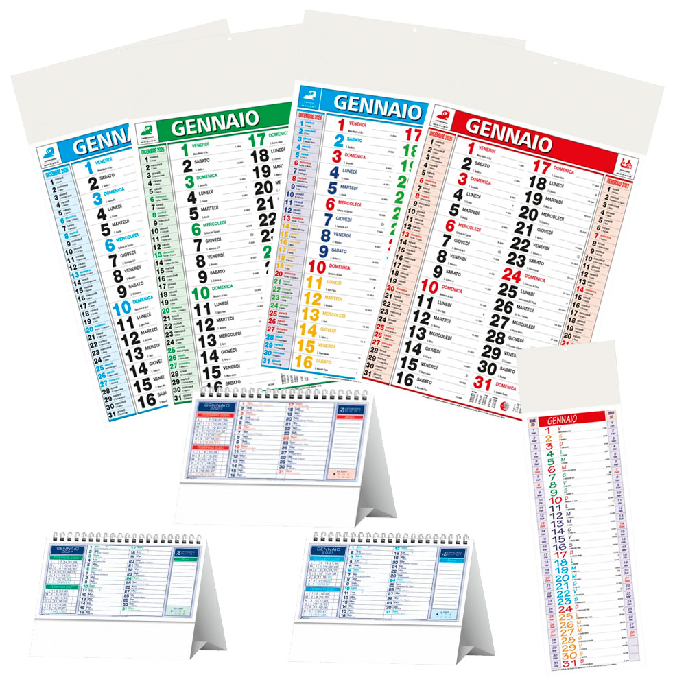 Calendari personalizzati da muro e da tavolo Kartoflak