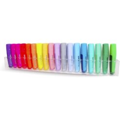 Palette Set 18 Evidenziatori Tinta Unita