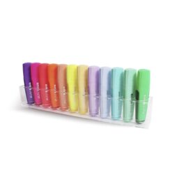 Palette Set 12 Evidenziatori Tinta Unita