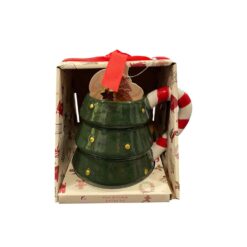 Tazza in Ceramica Albero di Natale con Tagliabiscotti
