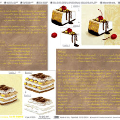 Carta velo soft precious per decoupage TO-DO - Dolci 50x70 cm.